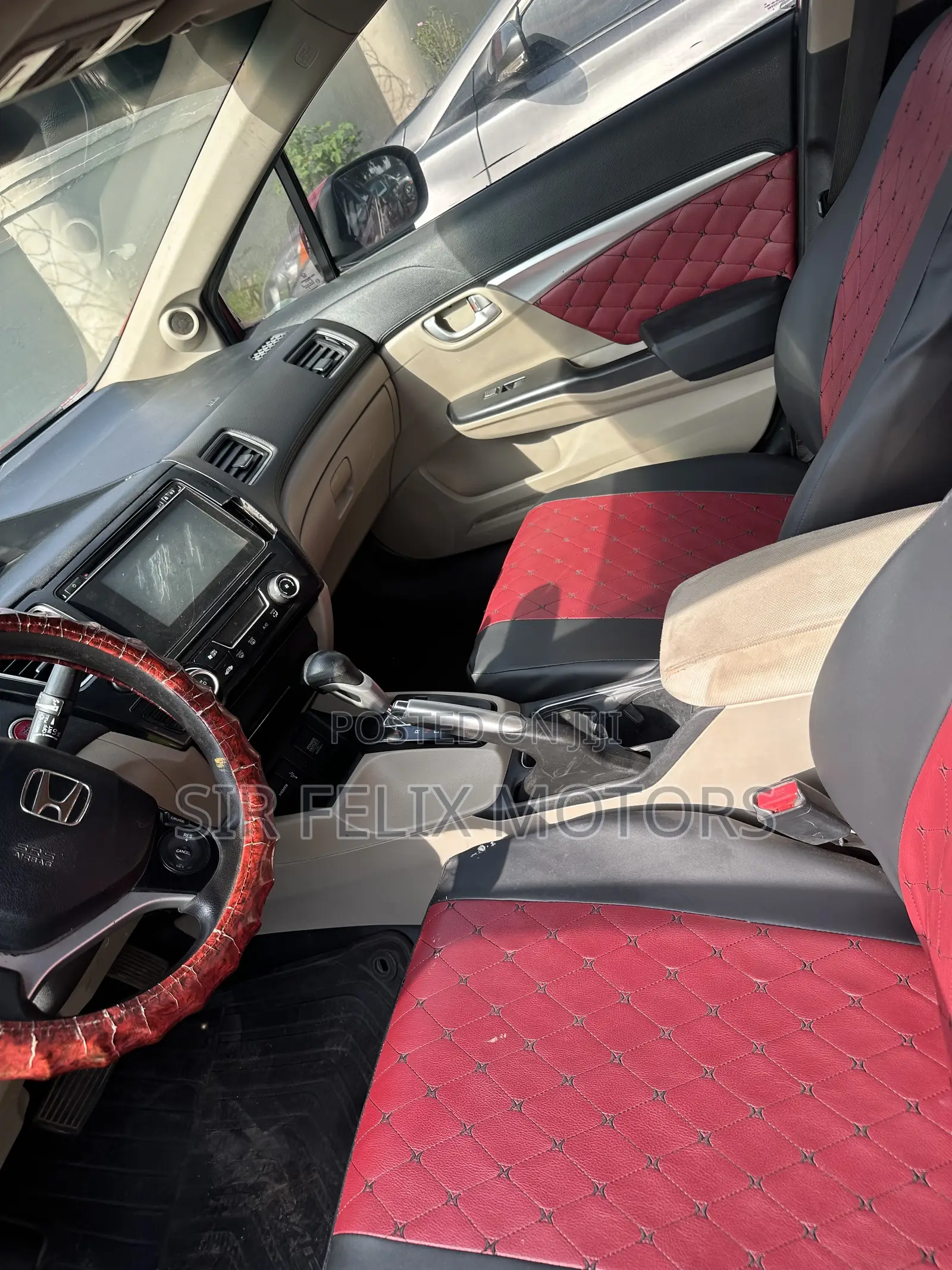 Honda Civic EX 4dr Sedan (1.8L 4cyl CVT) 2015 Red