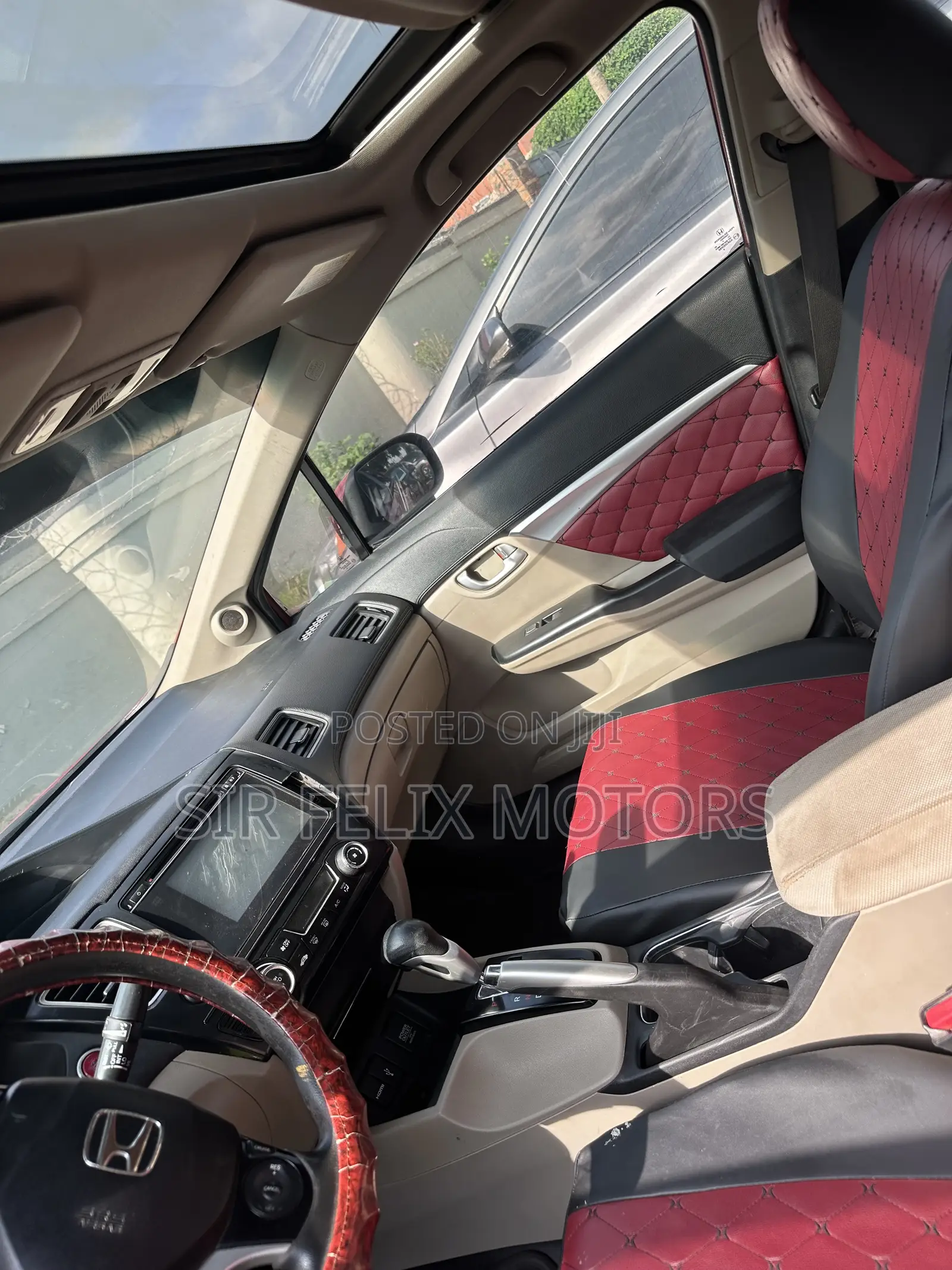 Honda Civic EX 4dr Sedan (1.8L 4cyl CVT) 2015 Red