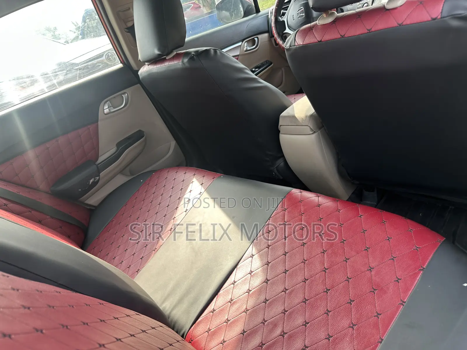 Honda Civic EX 4dr Sedan (1.8L 4cyl CVT) 2015 Red