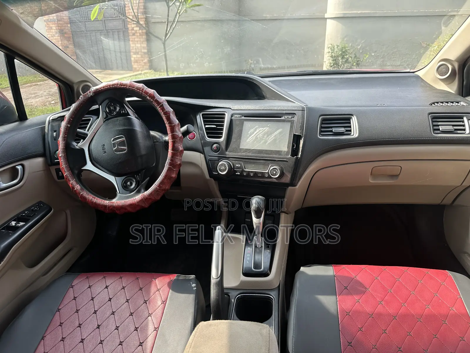 Honda Civic EX 4dr Sedan (1.8L 4cyl CVT) 2015 Red