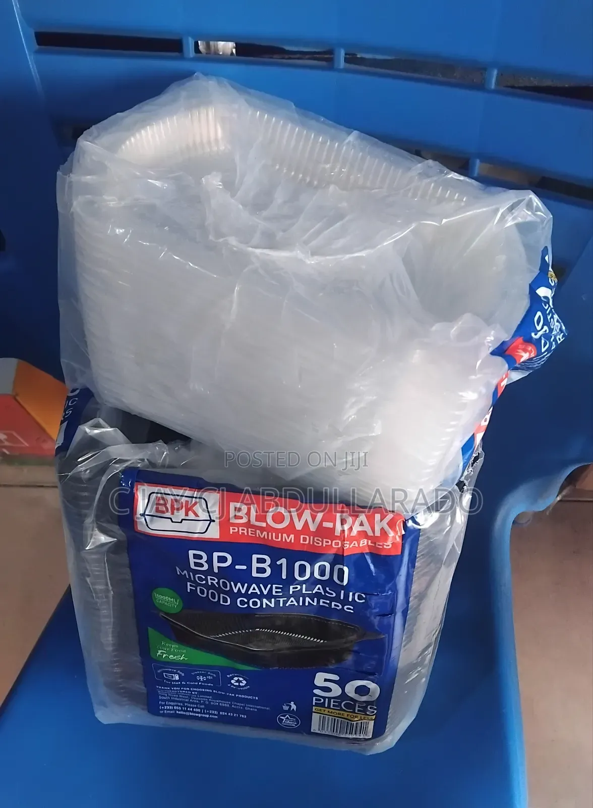 Folding Take Away Blow - Pak 50 Pieces Inpact