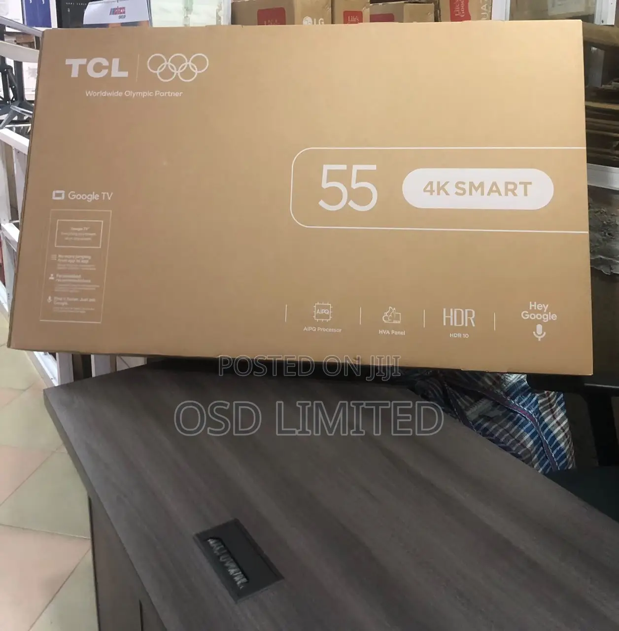 TCL 55" Uhd Smart Tv: See Every Detail in Brilliance