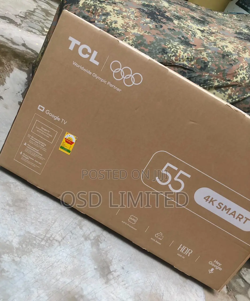 TCL 55" Android Tv: Where Sound Meets Sight