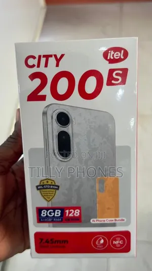 New Itel City 200 128 GB Black