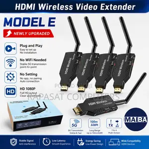 50m Wireless Hdmi Extender 1in, 4out
