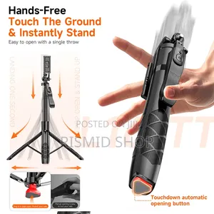L16-Tt Automatic Pop-Up Selfie Stick Auto-Open Phone Tripod Stand