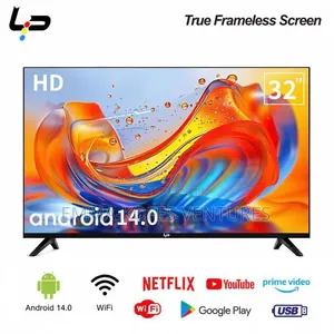 Smart Tv 32 , Android 14.0 , 1+8g, Frameless , Hd, Wifi, 2 Hdmi 2 Usb