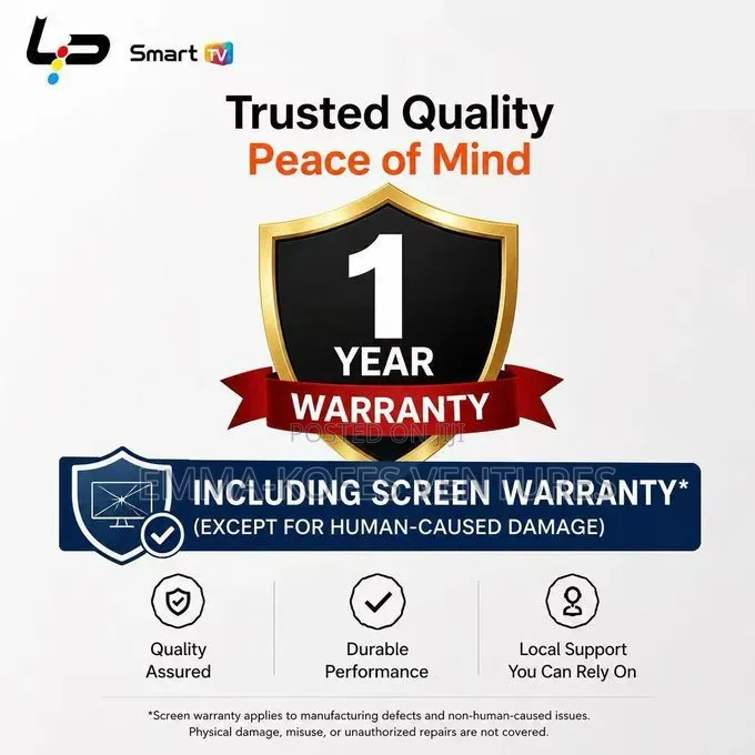 Smart Tv 32 , Android 14.0 , 1+8g, Frameless , Hd, Wifi, 2 Hdmi 2 Usb