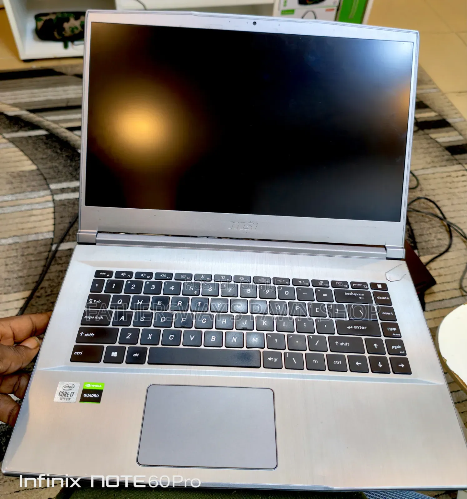 Laptop MSI P65 Creator 16GB Intel Core i7 SSD 512GB