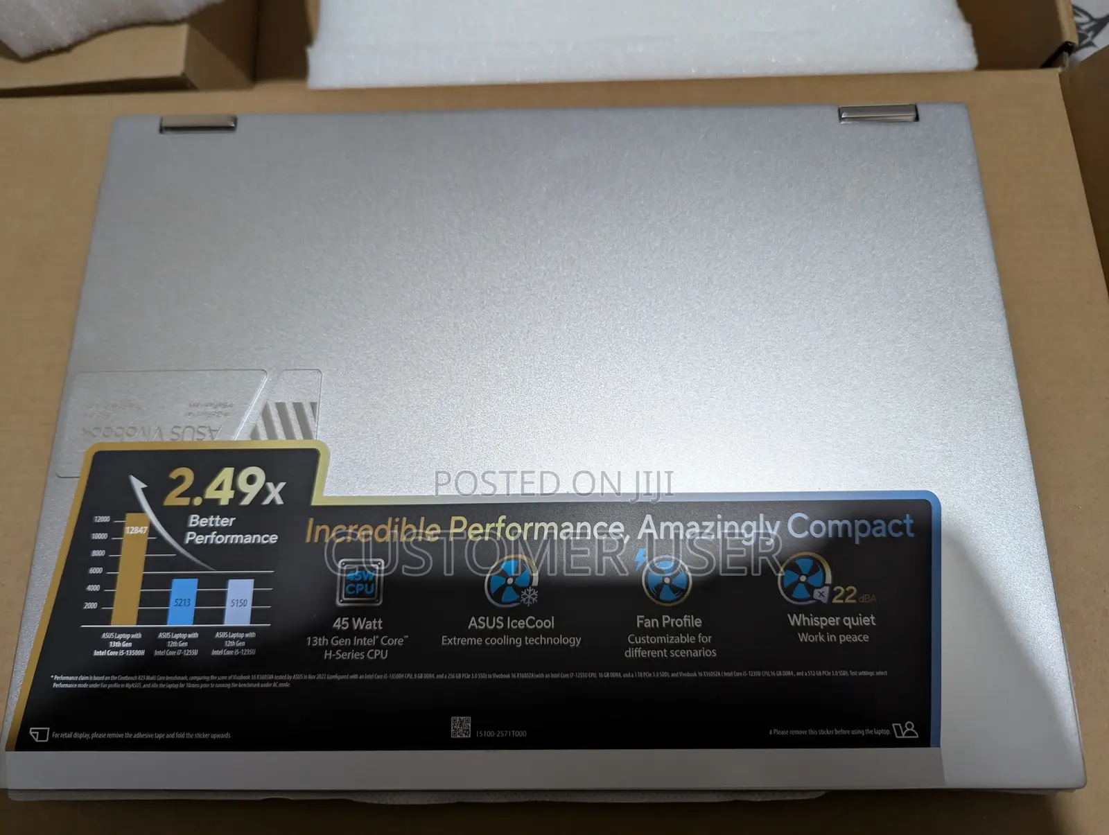 New Laptop Asus Vivobook S 14 16GB Intel Core i5 SSD 512GB