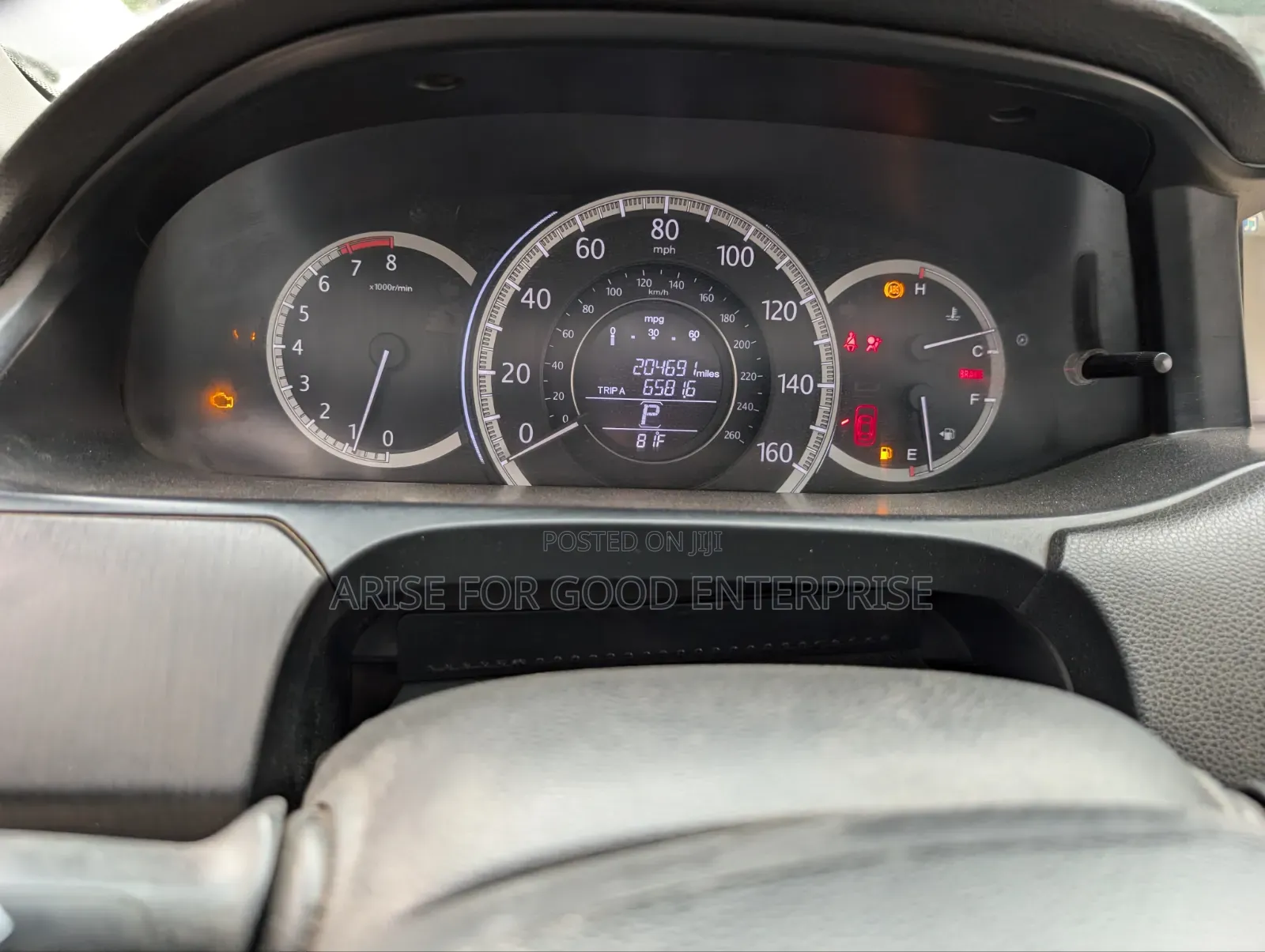 Honda Accord EX-L 4dr Sedan (2.4L 4cyl CVT) 2015 Gray