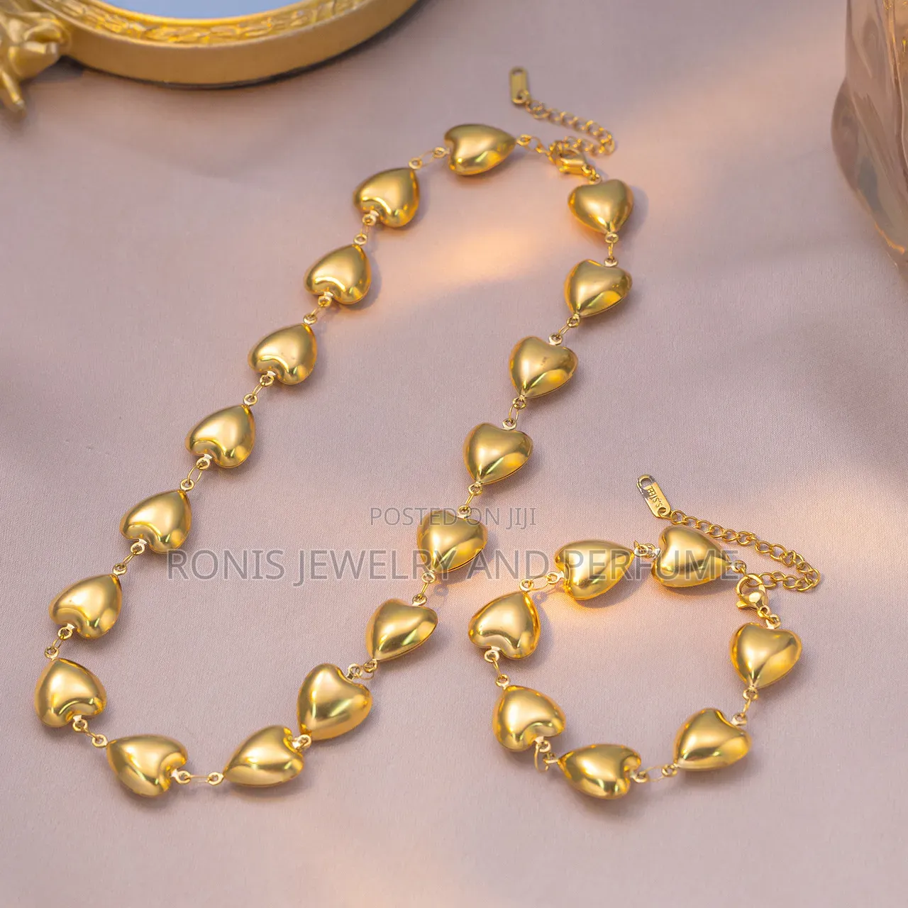 Heart Shaped Jewelry Set