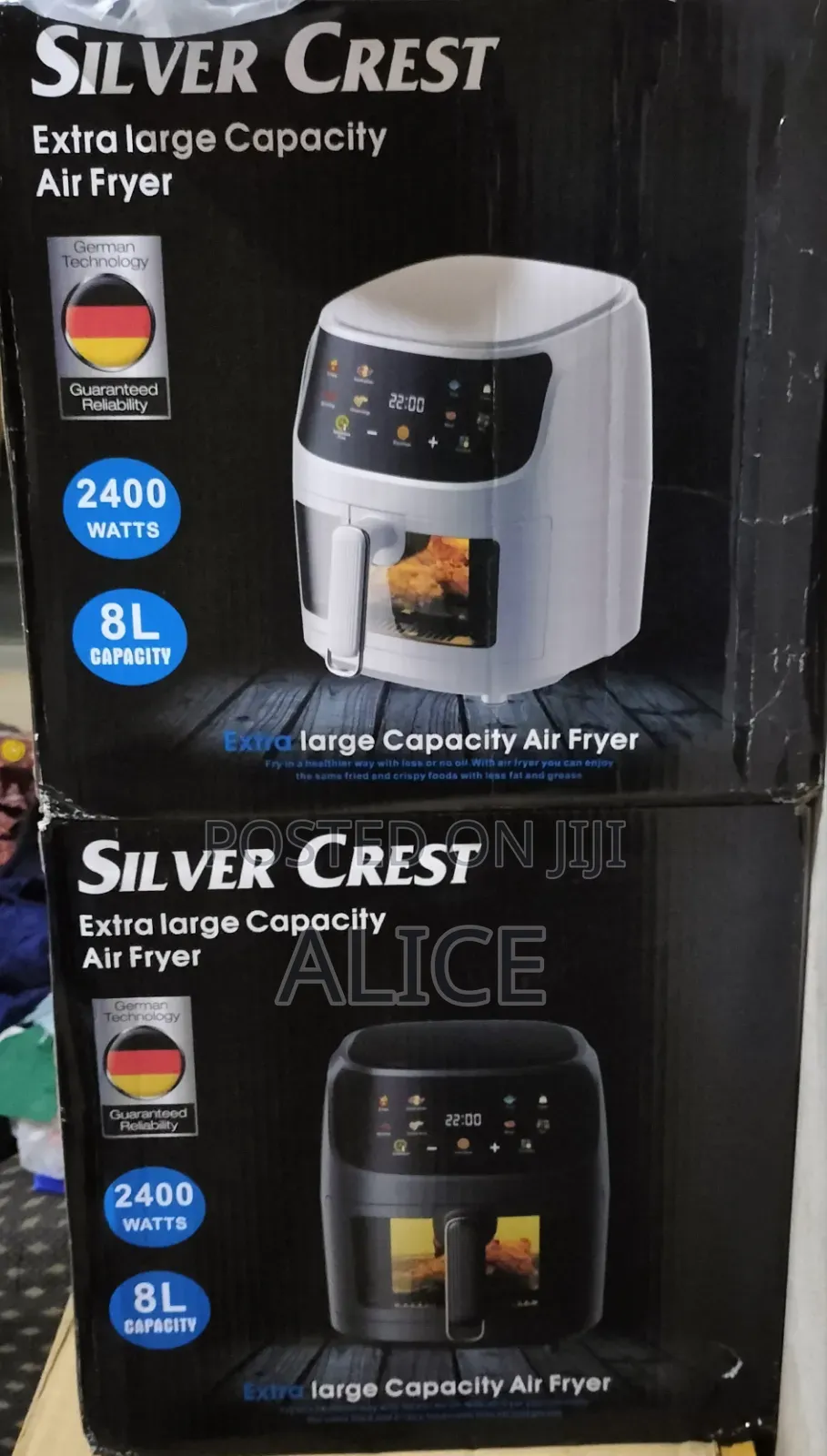 Brand New Silver Crest 8l Air Fryer – Healthy Oil-Free Cooking