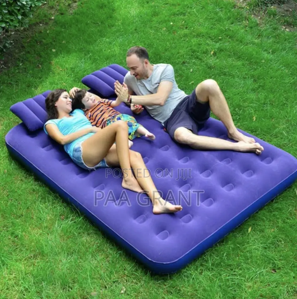 Compact ,Comfortable Reliable(Double Size Air Mattress + Free Pump