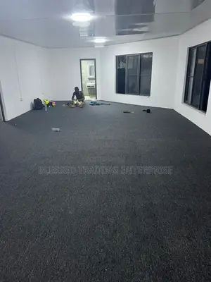 Office Carpet Industrial Dark Gray