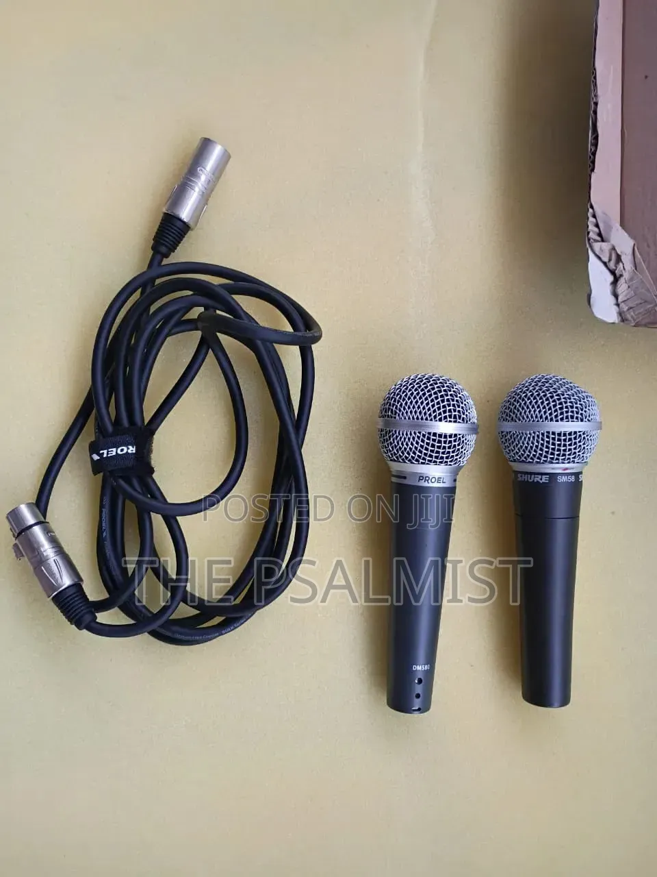 Proel Dm 580 Dynamic Cardioid Microphone Shure Sm58 Microphone