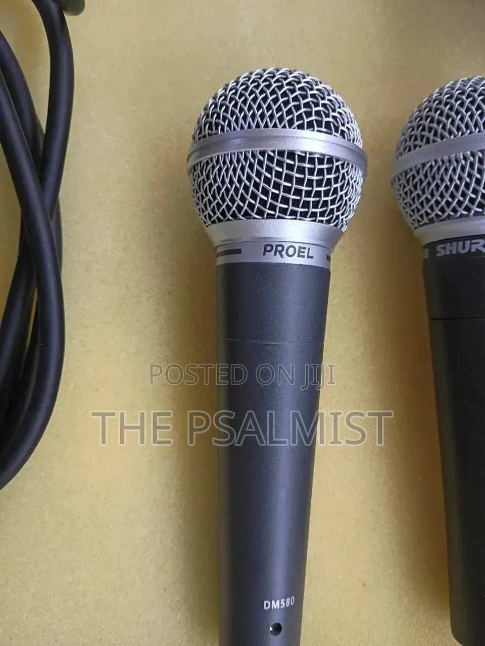 Proel Dm 580 Dynamic Cardioid Microphone Shure Sm58 Microphone