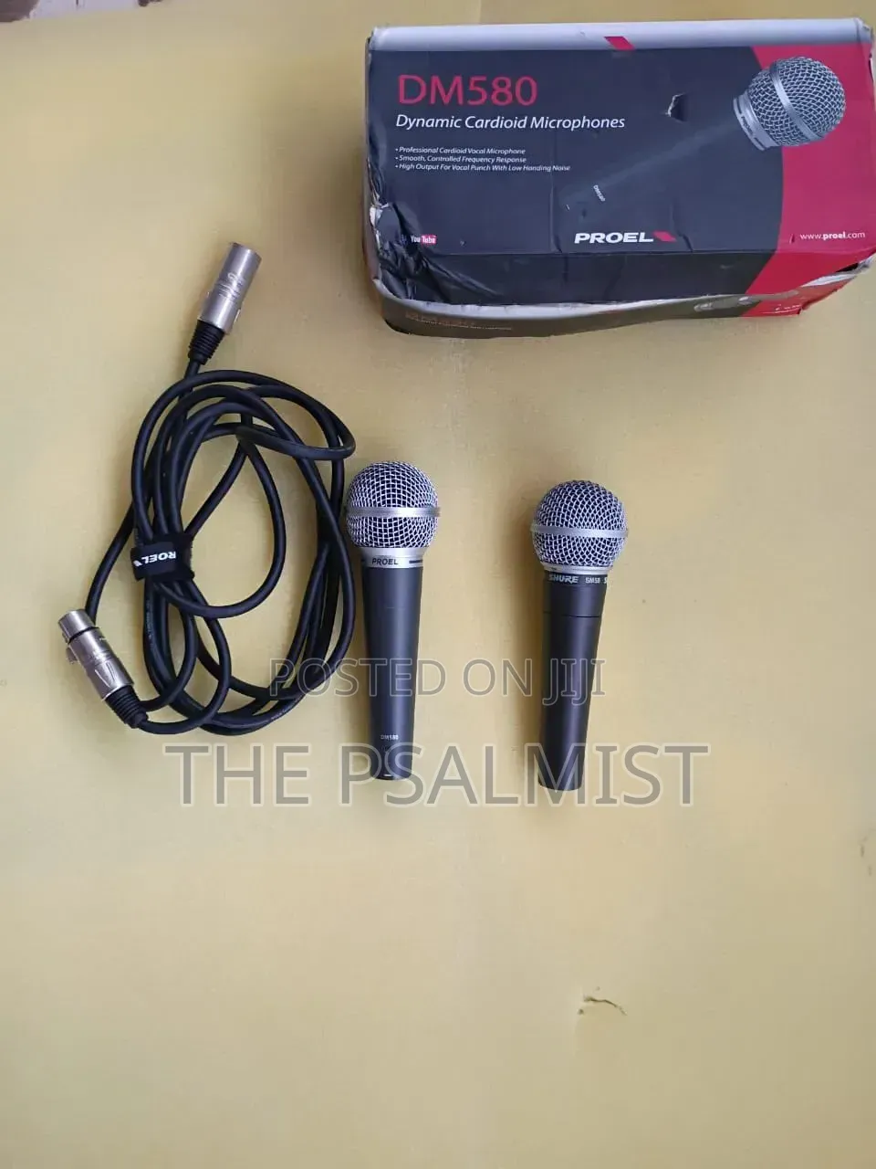 Proel Dm 580 Dynamic Cardioid Microphone Shure Sm58 Microphone