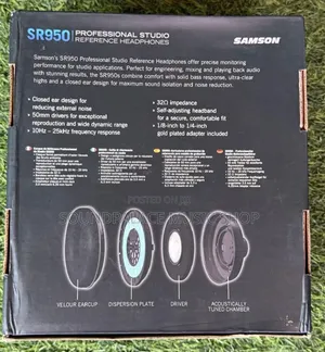 Samson Sr950 Professional Studio Reference Headphones