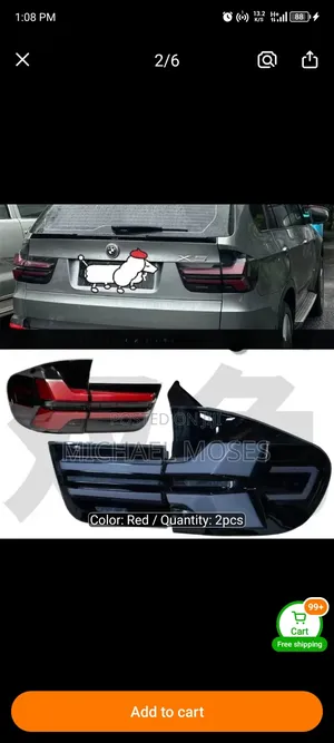 BMW Set of Taillight X5 Led
