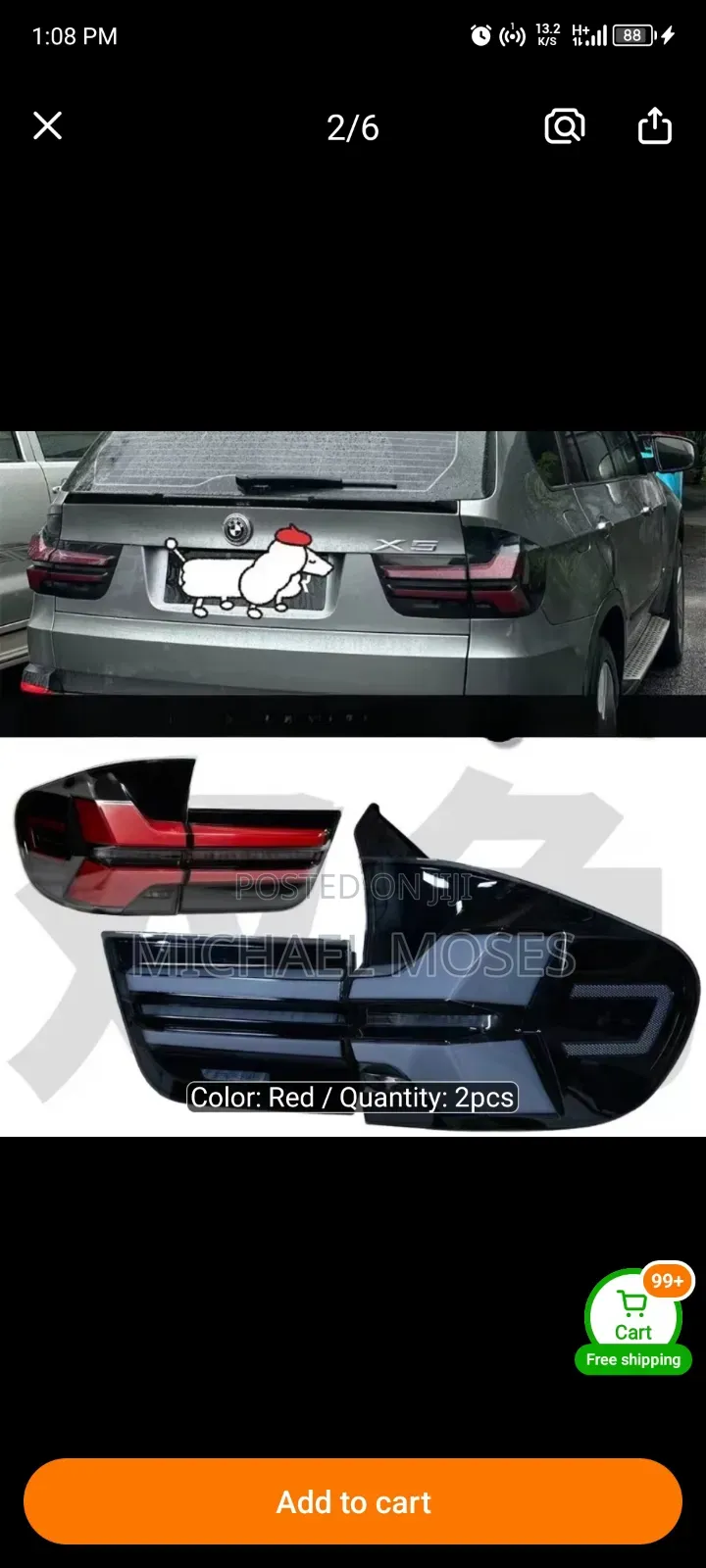 BMW Set of Taillight X5 Led