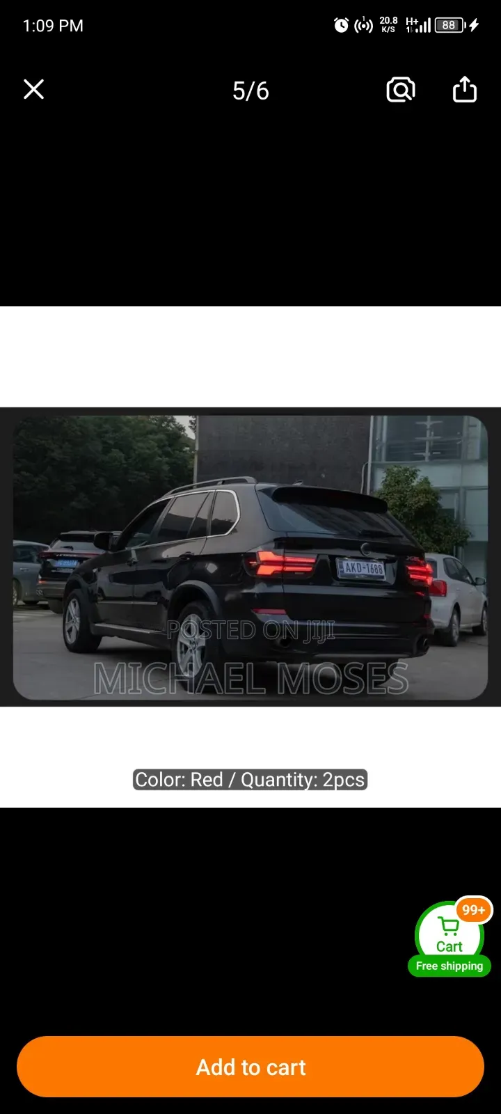 BMW Set of Taillight X5 Led
