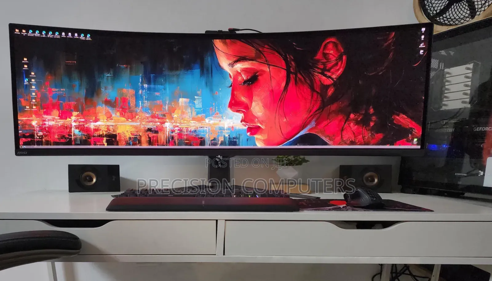 49" Msi MPG 491cqpx 240hz Qd-Oled Gaming Monitor