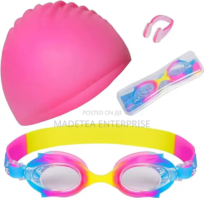 Kids Swimming Set – Swim Cap, Goggles & Ear Plugs