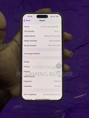 Apple iPhone 15 Pro Max 256 GB White