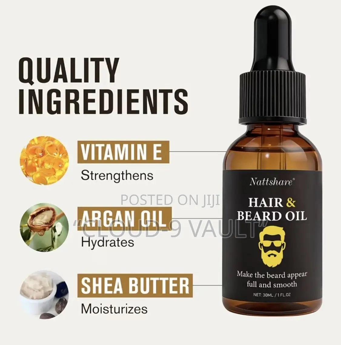 30ml Hair and Beard Oil
