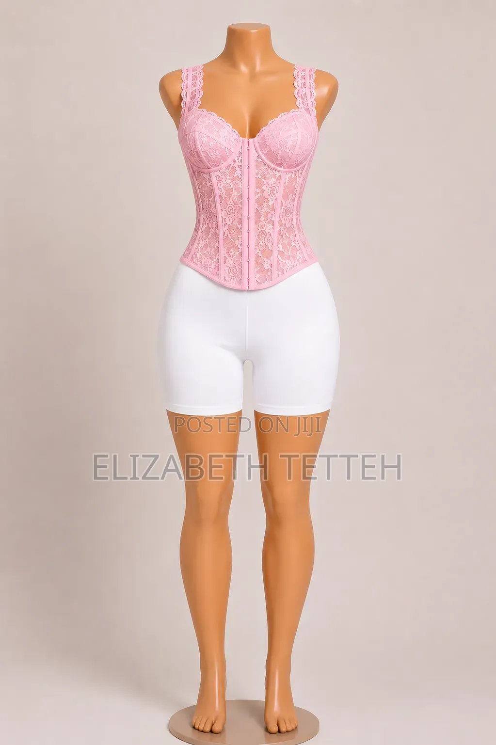 Corset Tops Biker Shorts