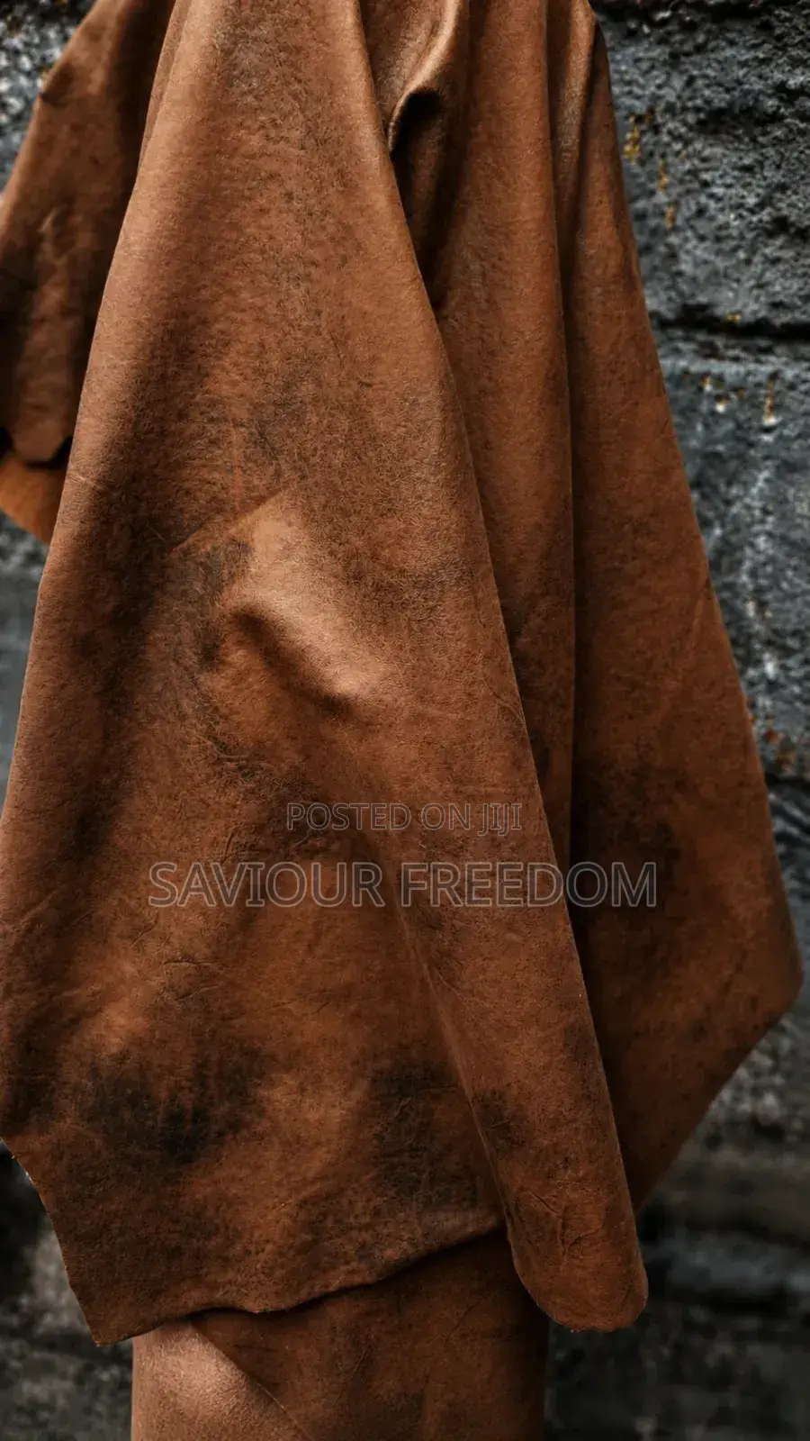 Premium Vintage Leather Upholstery Fabric