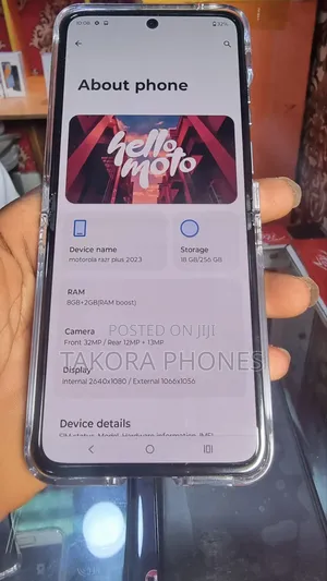 New Motorola Razr 50 256 GB Gray