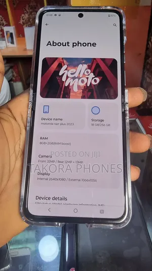 New Motorola Razr 50 256 GB Gray