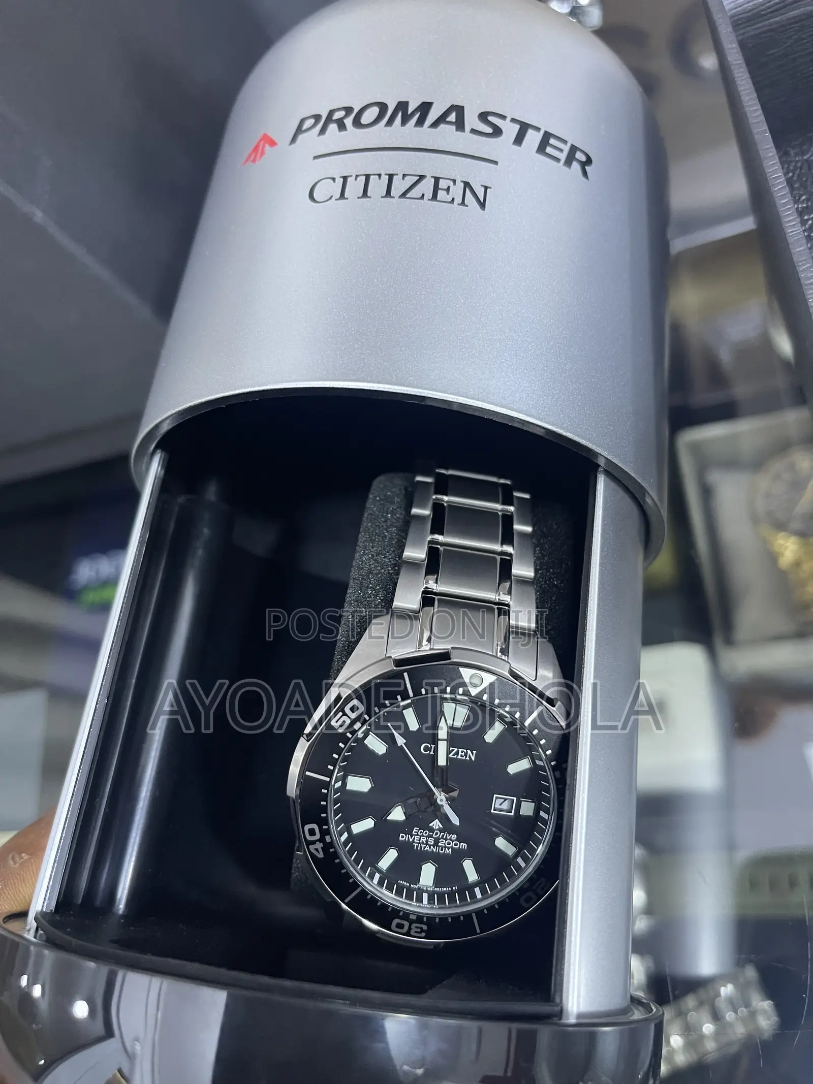 Citizen Mens Promaster Sea Eco-Drive Stainless Steel Watch