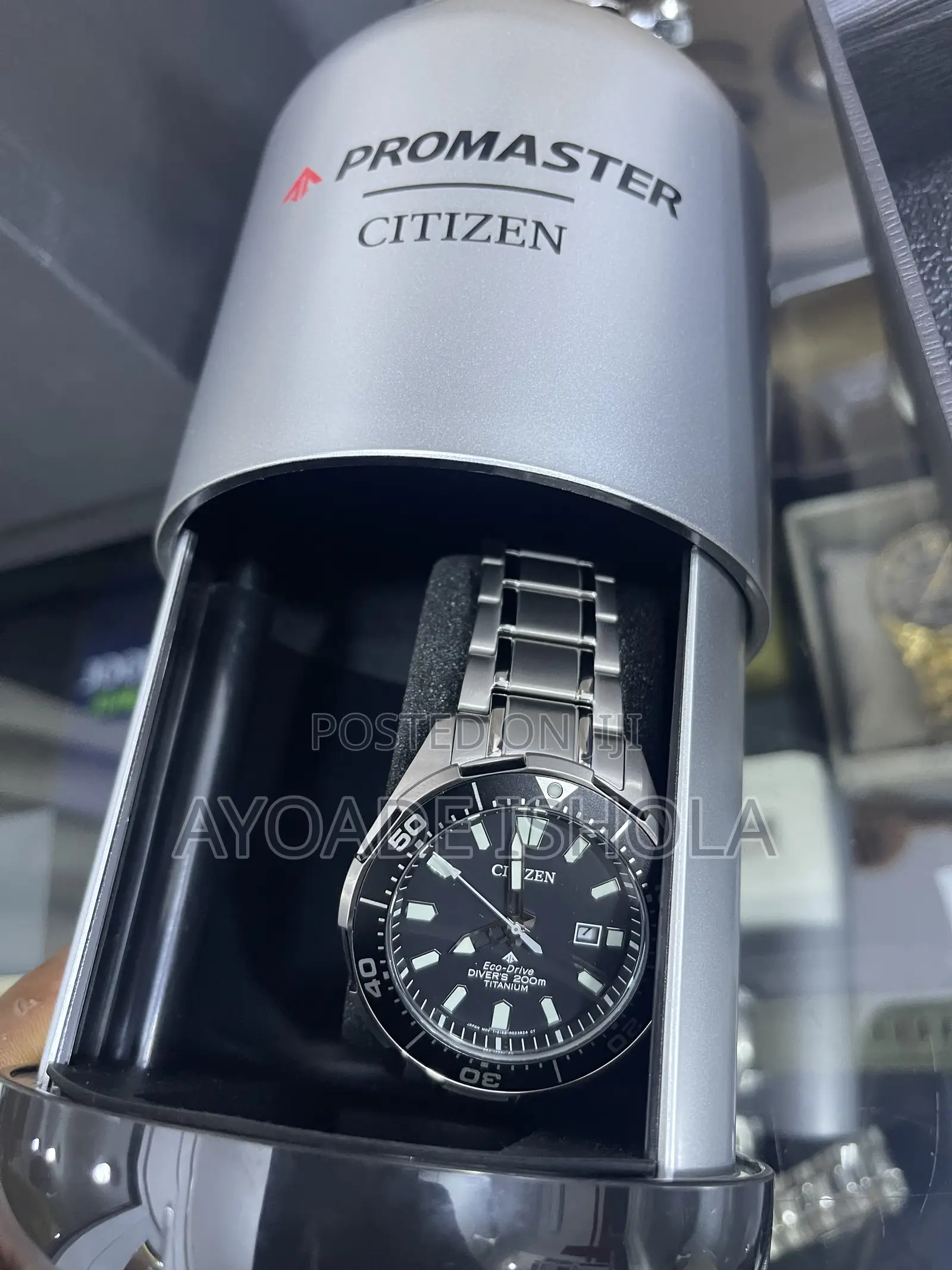 Citizen Mens Promaster Sea Eco-Drive Stainless Steel Watch
