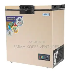 Nasco Nas-200fl-G Chest Freezer - 150 Litre - Rose Gold