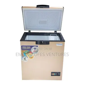 Nasco Nas-200fl-G Chest Freezer - 150 Litre - Rose Gold