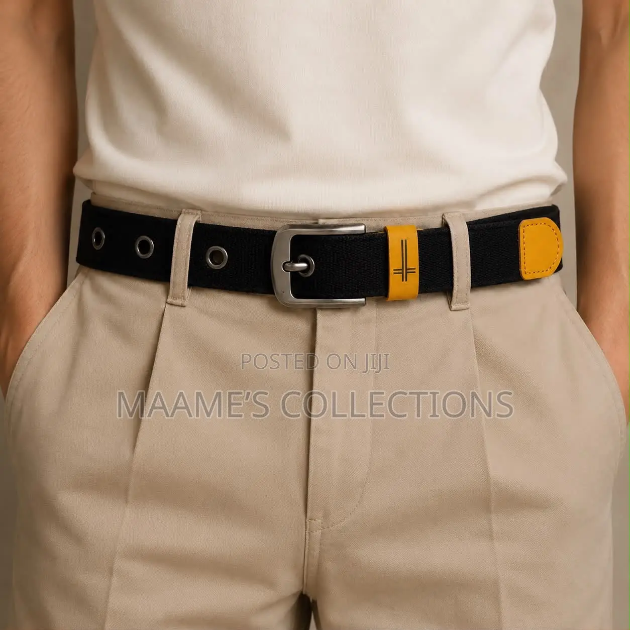 Men’S Braided Elastic Stretch Belts