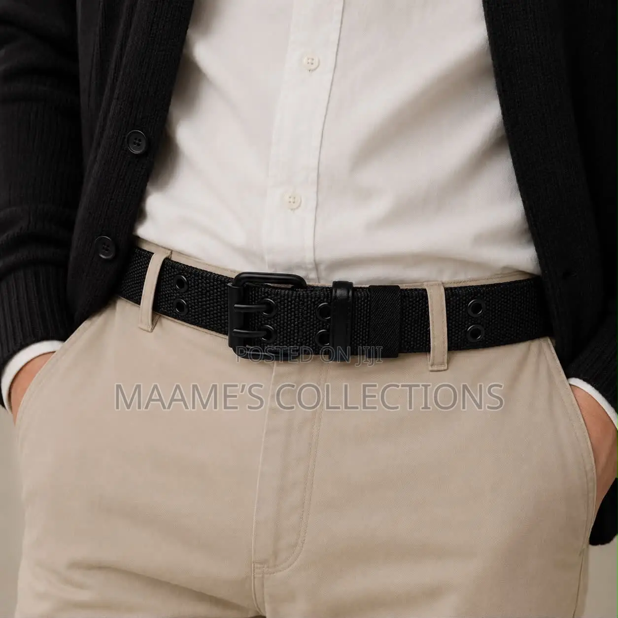 Men’S Braided Elastic Stretch Belts