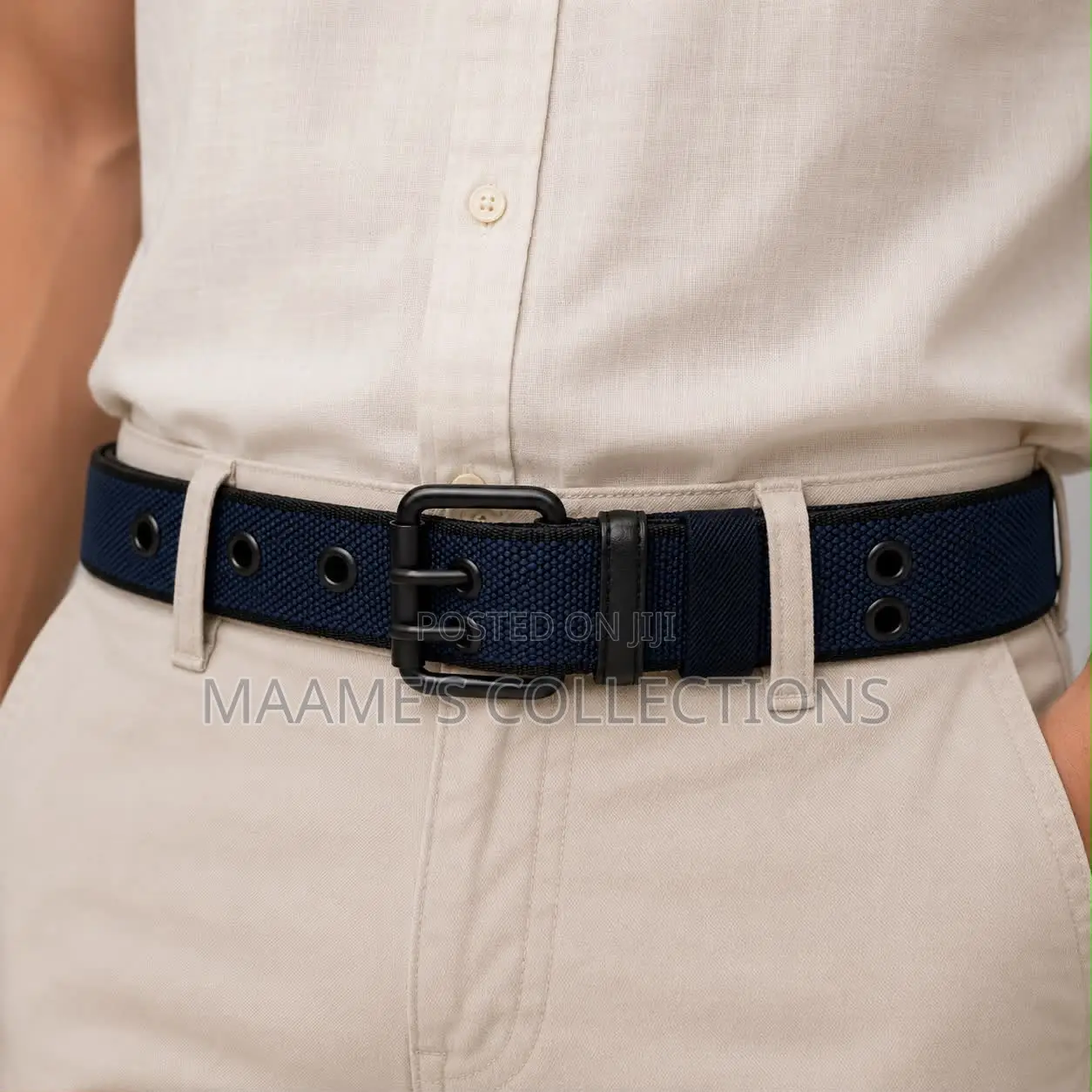 Men’S Braided Elastic Stretch Belts