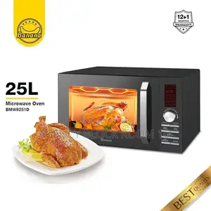 25l - Digital Microwave Oven Grill With Timer - 1000w - Black