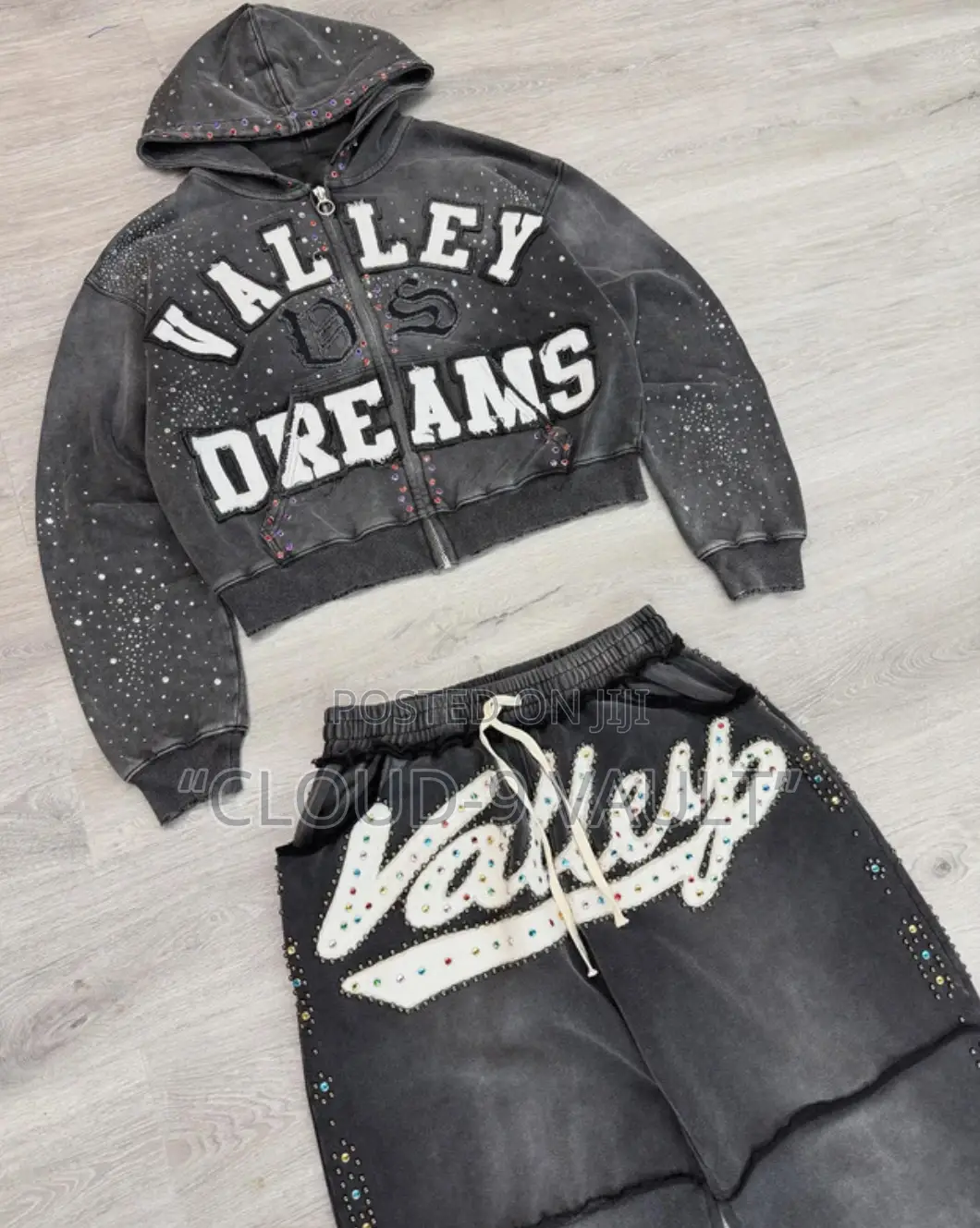 Embroidered Jacket Hoodie