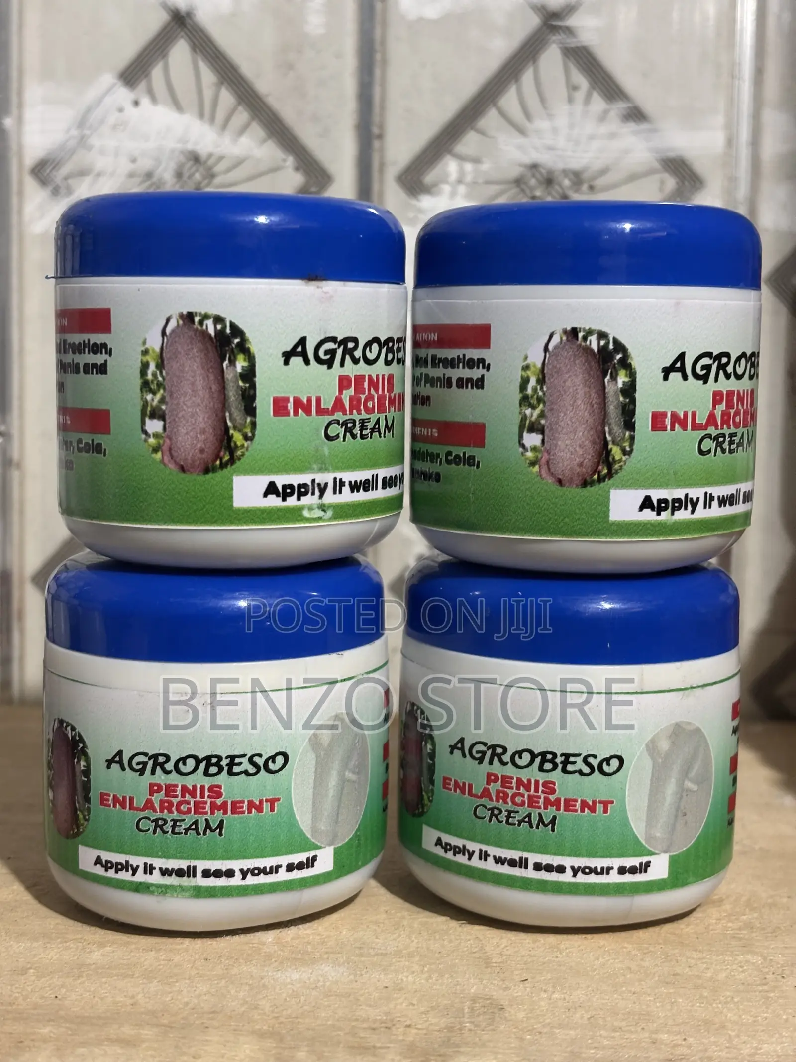 Original Natural Agrobeso Penis Enlargement Cream With Herbal Extracts
