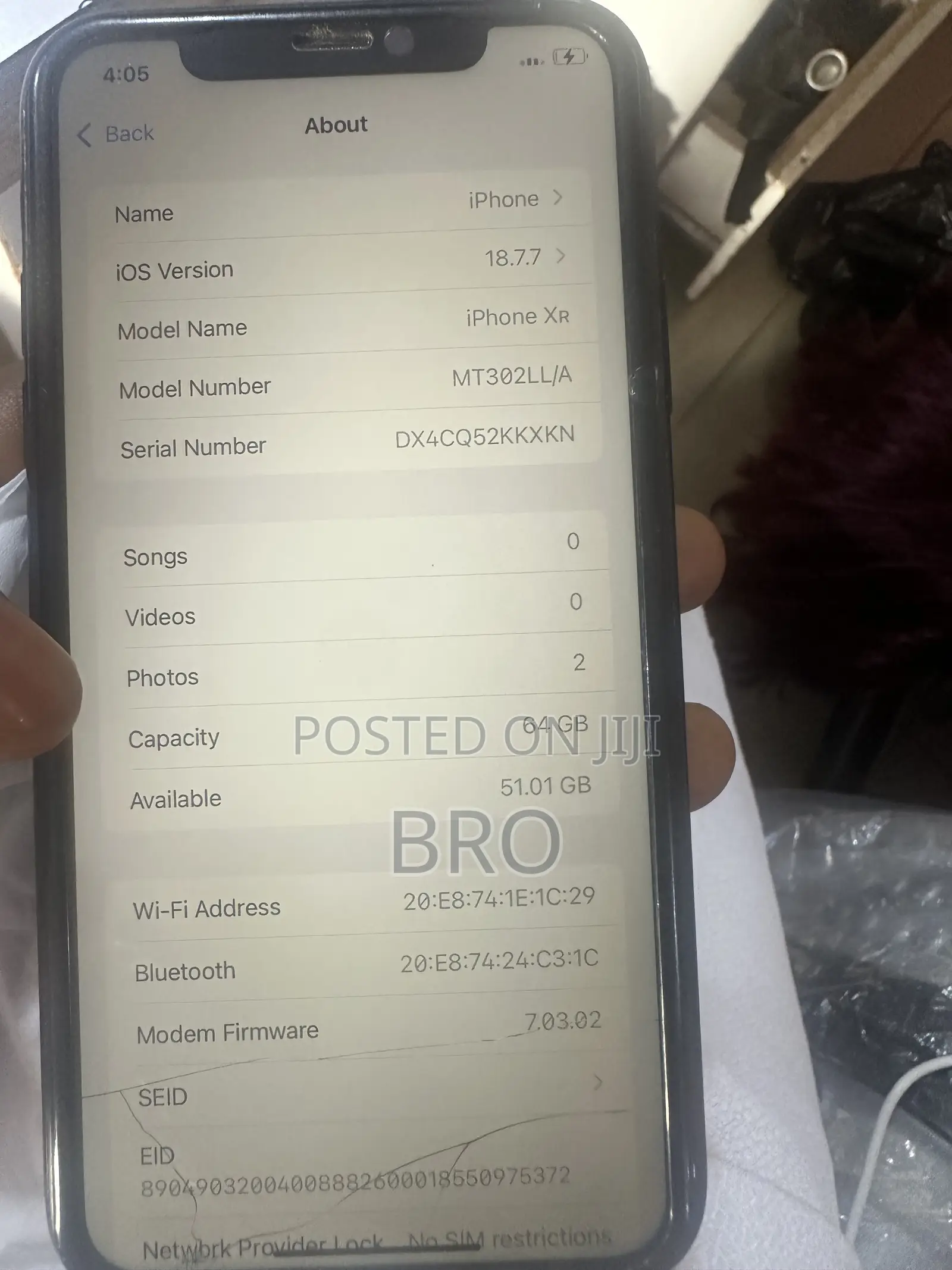 Apple iPhone XR 64 GB Black
