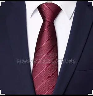 Men's Solid Color Zipper Necktie