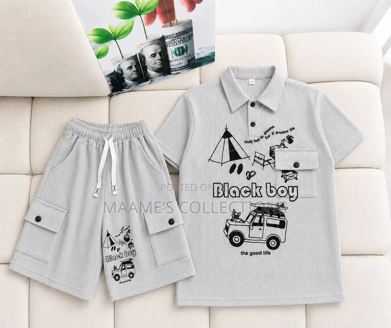 Kids Side Pocket Top and Down Set ( 2yrs -10yrs )