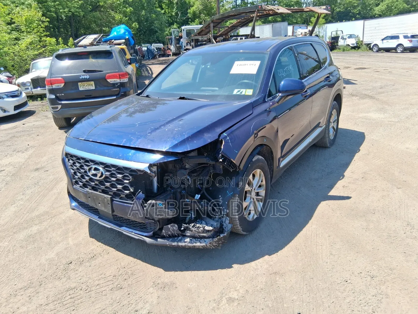 Hyundai Santa Fe SEL 2.4 AWD 2020 Blue