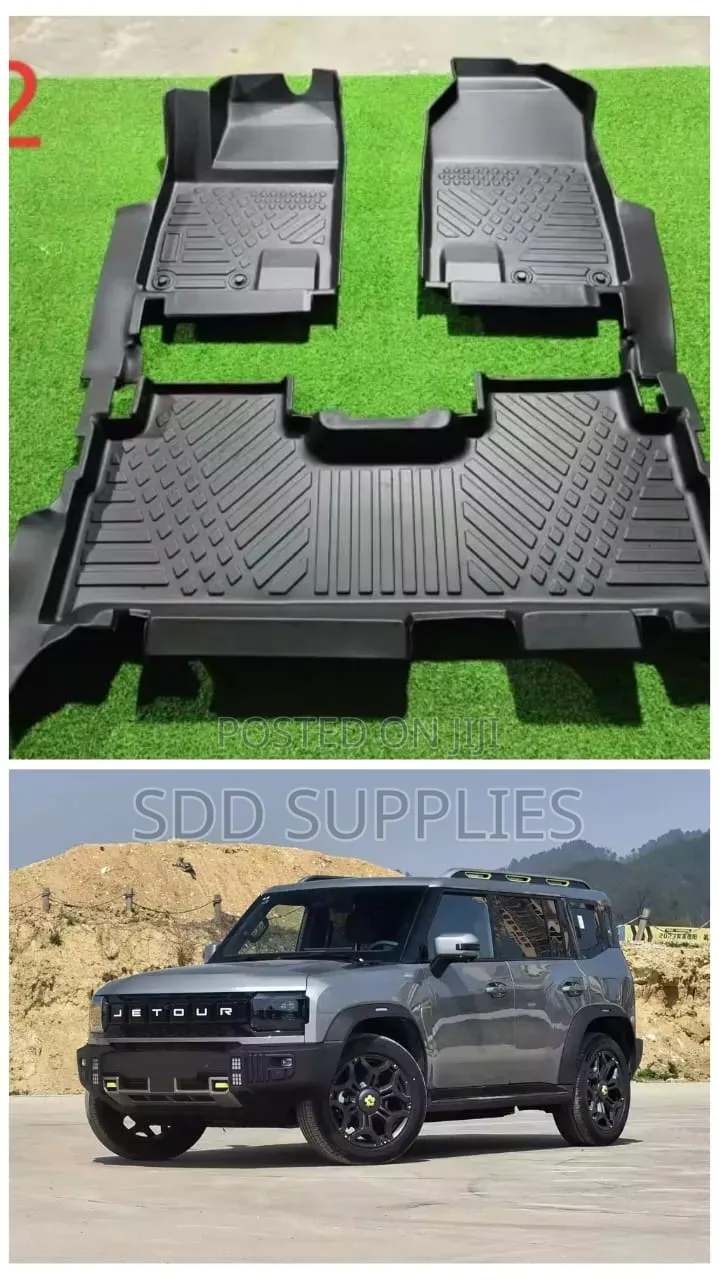 Jetour T2 Premium Customized 3d All Weather Car Floor Mat 3 Sets