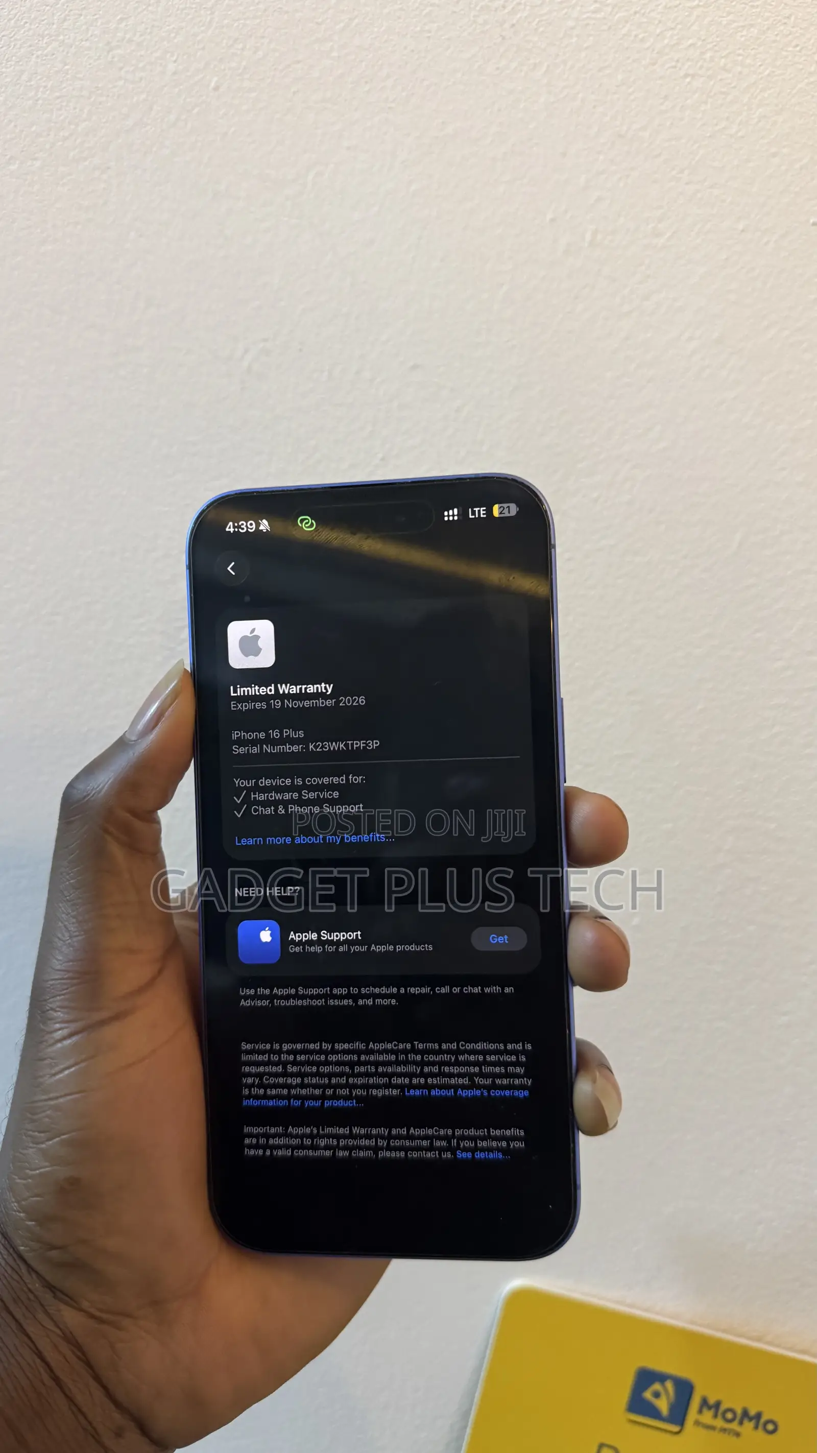 Apple iPhone 16 Plus 128 GB Blue